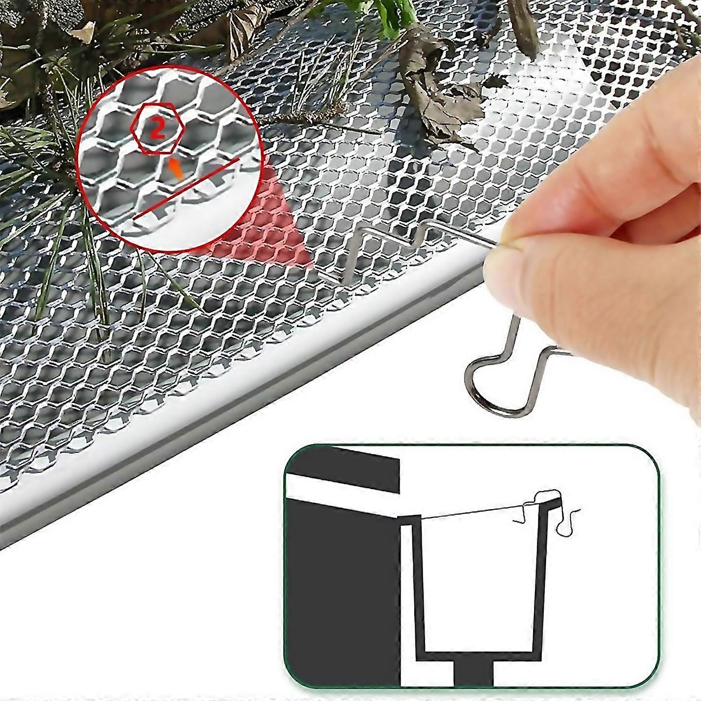 For Christmas Light Hanger Hooks For Gutters With Perforated Guards