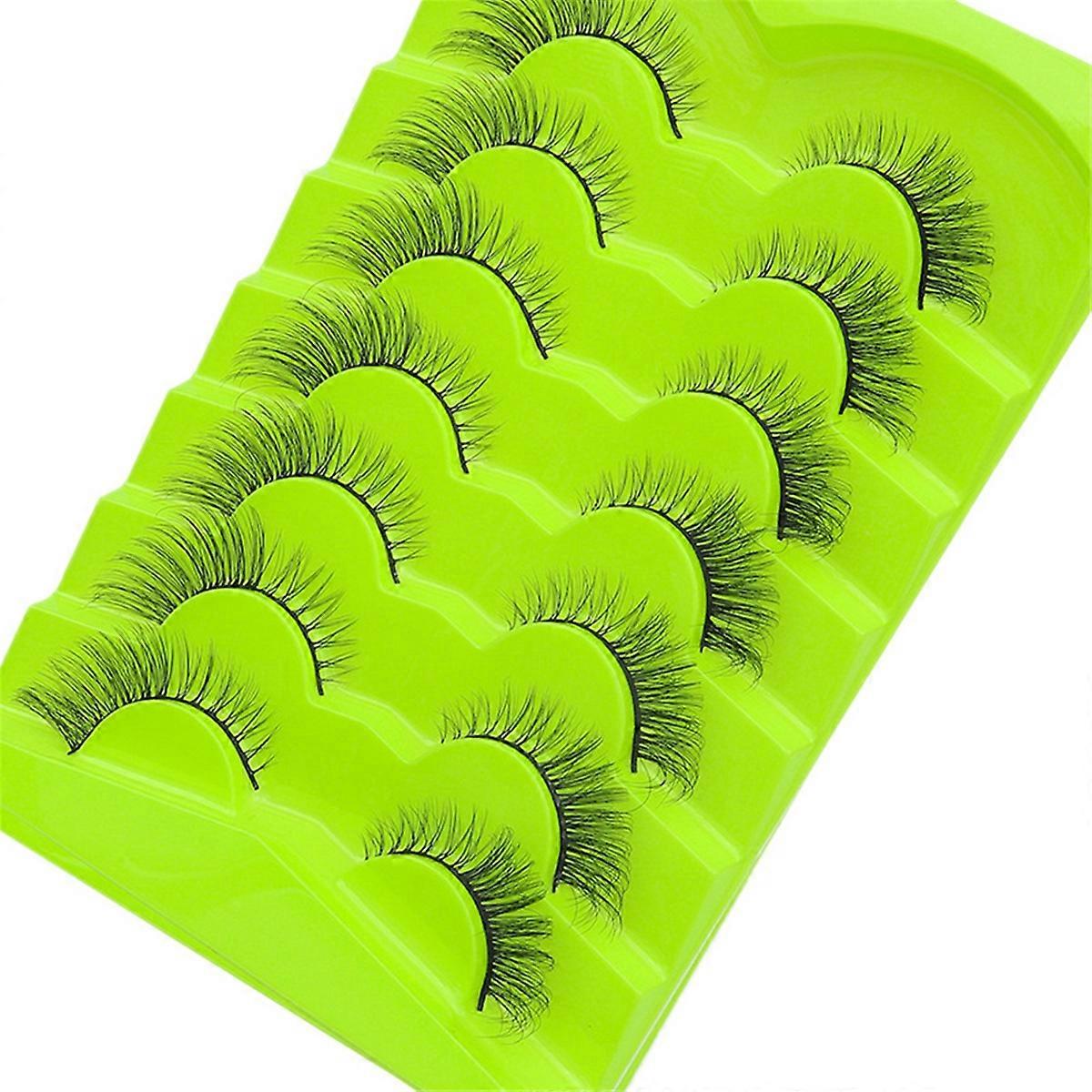 003 7 Pairs Eyelashes Makeup Dramatic 3D Reusable Lashe