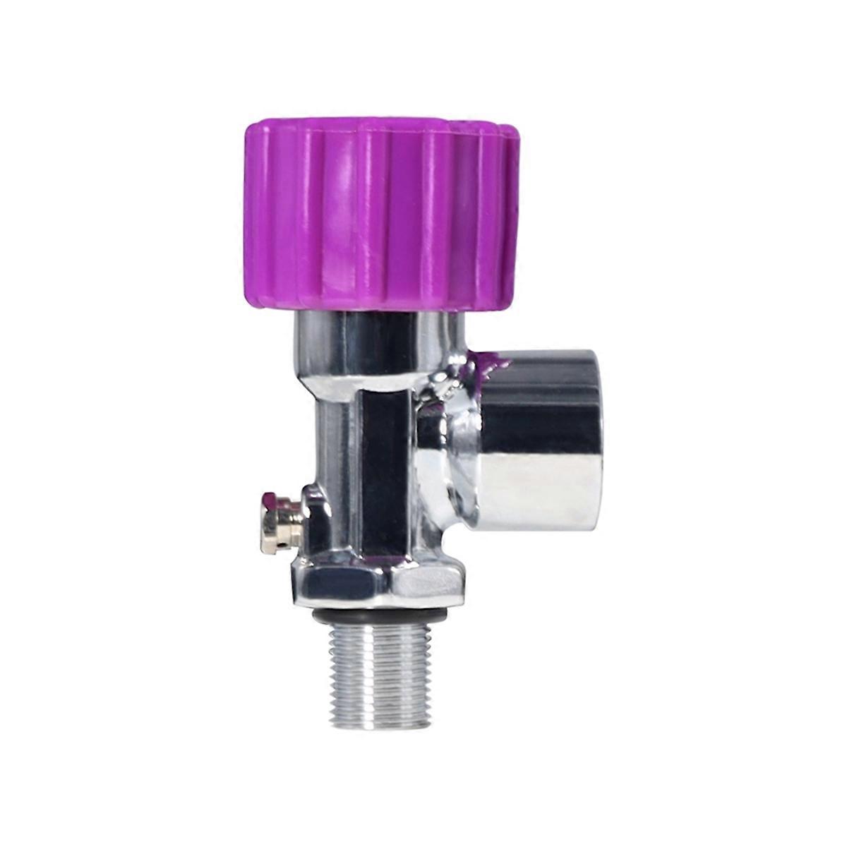 High Pressure 30MPA Oxygen Tank Valve Carbon Fiber Gas Cylinder Valve with Gauge Respirator Valve M18x1.5 G5/8