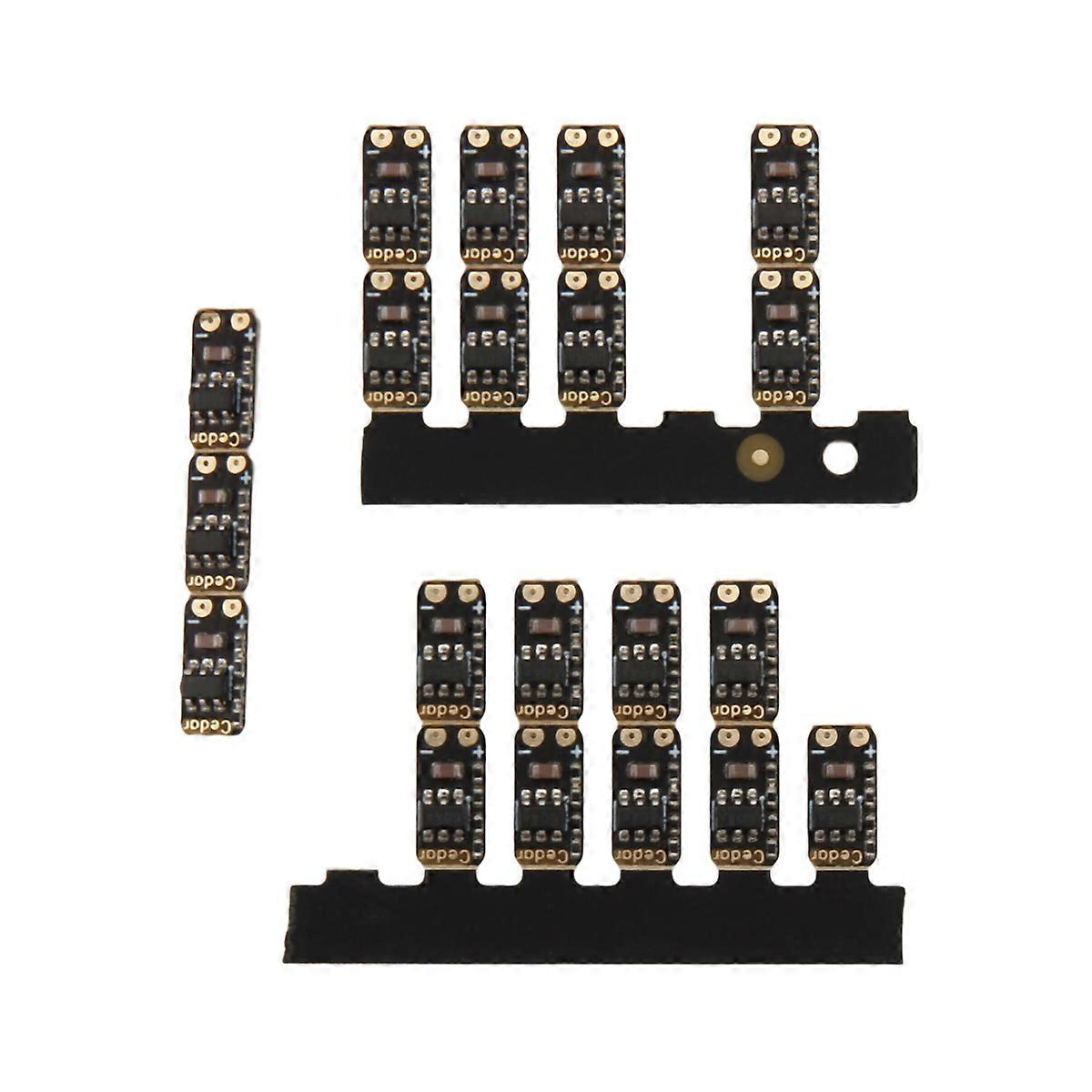 20Pcs 3.7-4.2V Metering Module 1 String Ternary Lithium Battery Power Display Mini Led Light