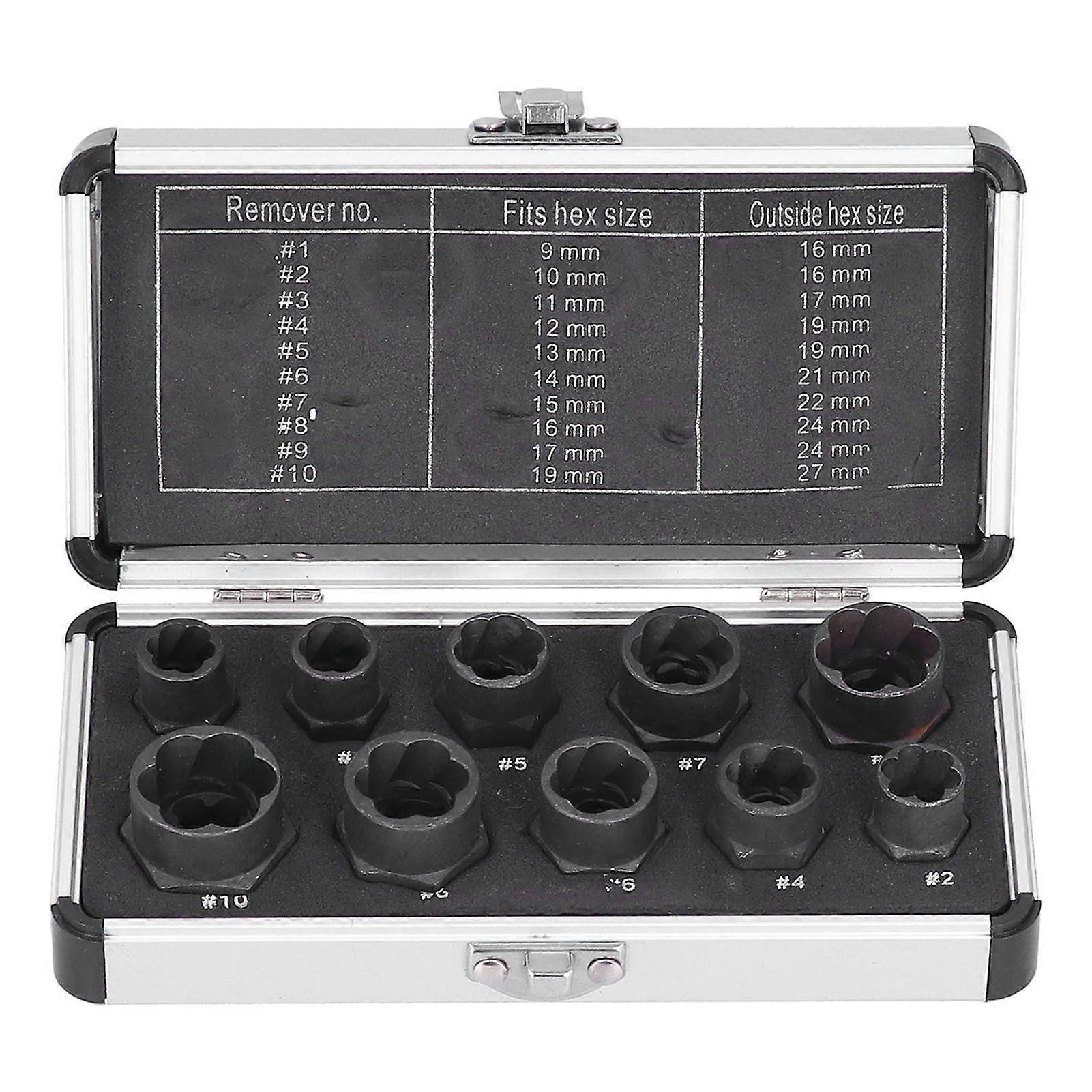 Nut Bolt Extractors Rusted Damaged Stripped Parts Socket Remover Extraction Tool SetHigh Style