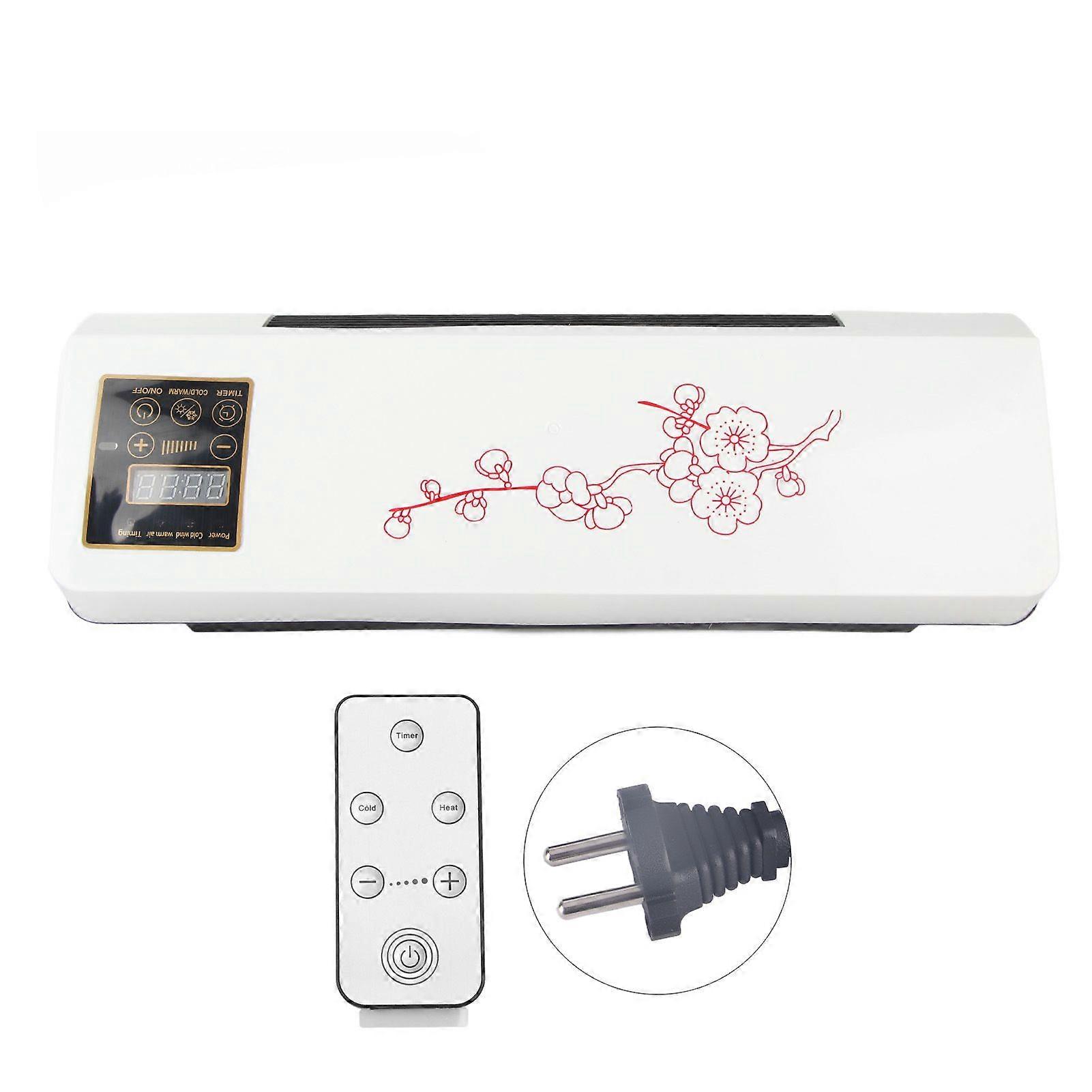 Electric Air Conditioner Fan Wall Mount Easy Operation Temperature Protection Timer Heating and Cooling Fan