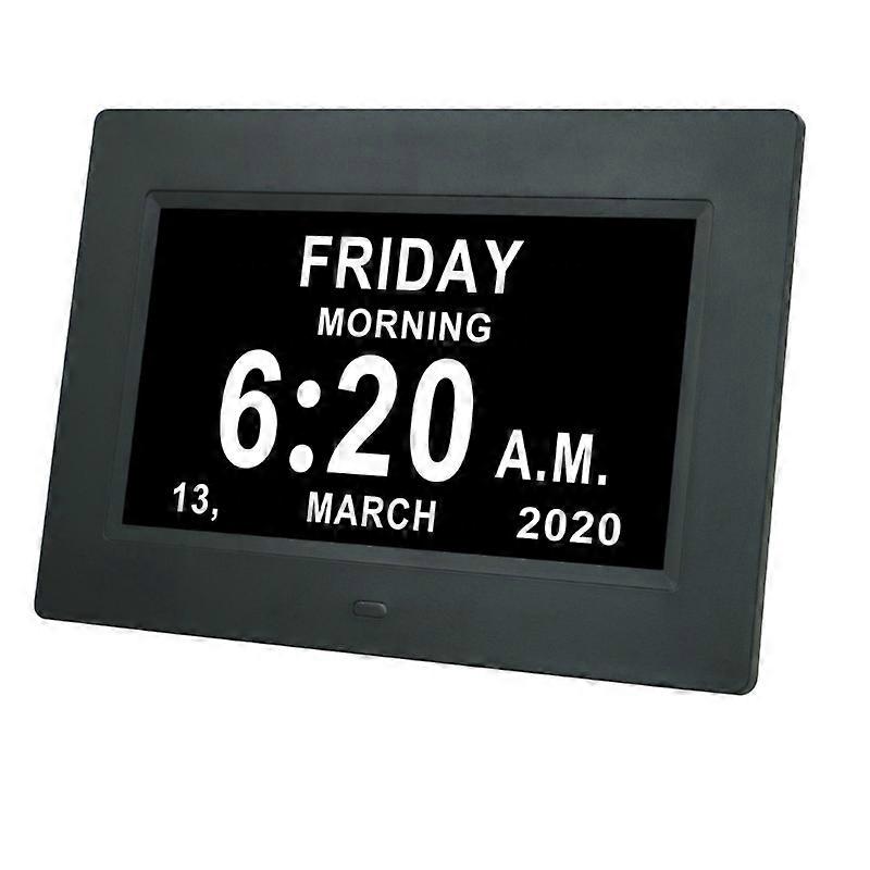 2025 Dementia Clock Alzheimers Clock & Large Digital Calendar Clock For Seniors,clock With Day And Date F -bp