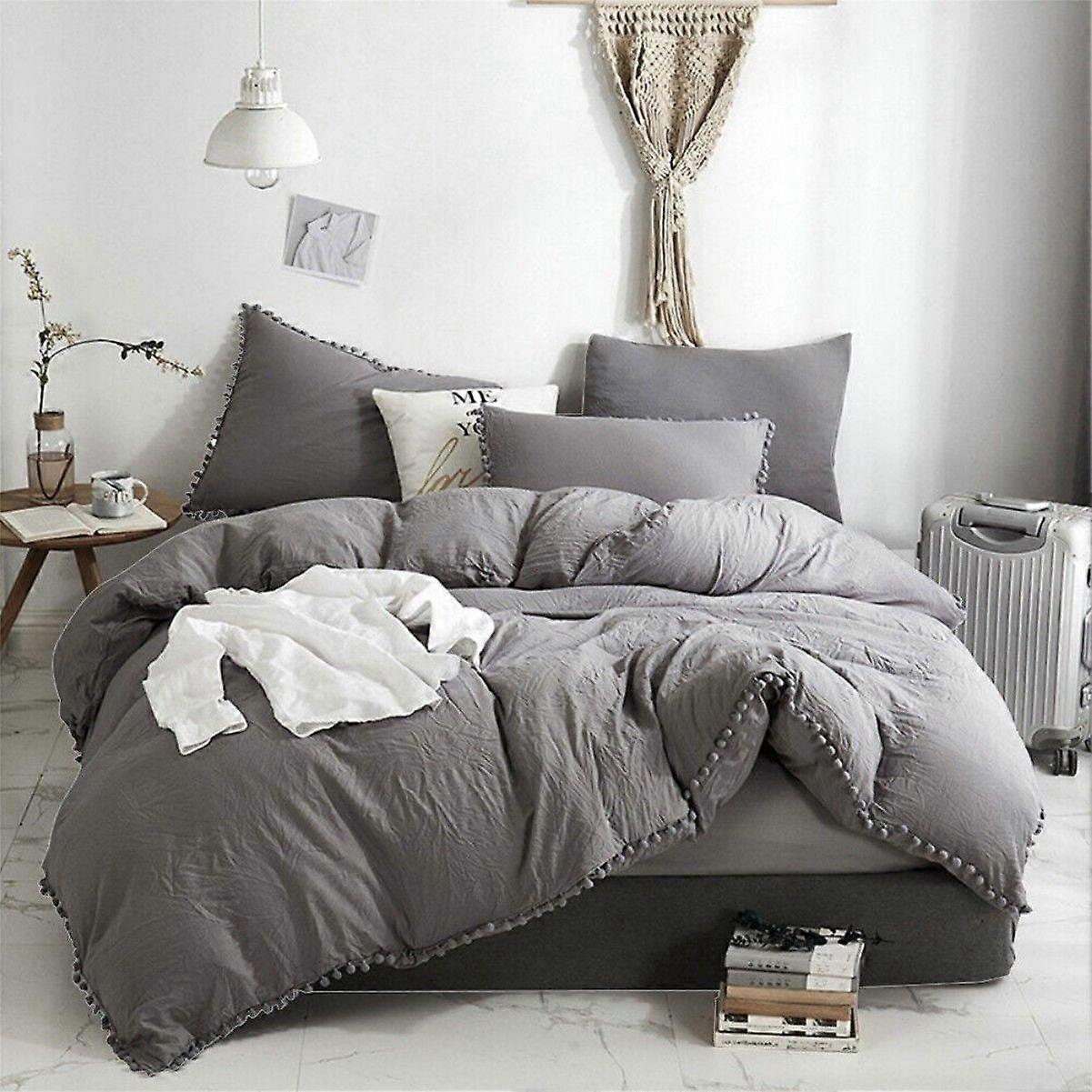 3 Piece Duvet Cover Set With Pillowcase Twin Full Queen King Size for Comforter Set