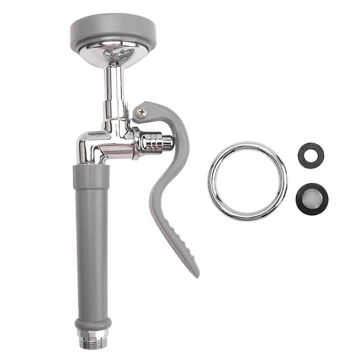 Kitchen Sink Sprayer Head, 1.42GPM Valve Dish Sprayer Nozzle with Ergonomic Handle, Faucet Parts for Kitchen Sink