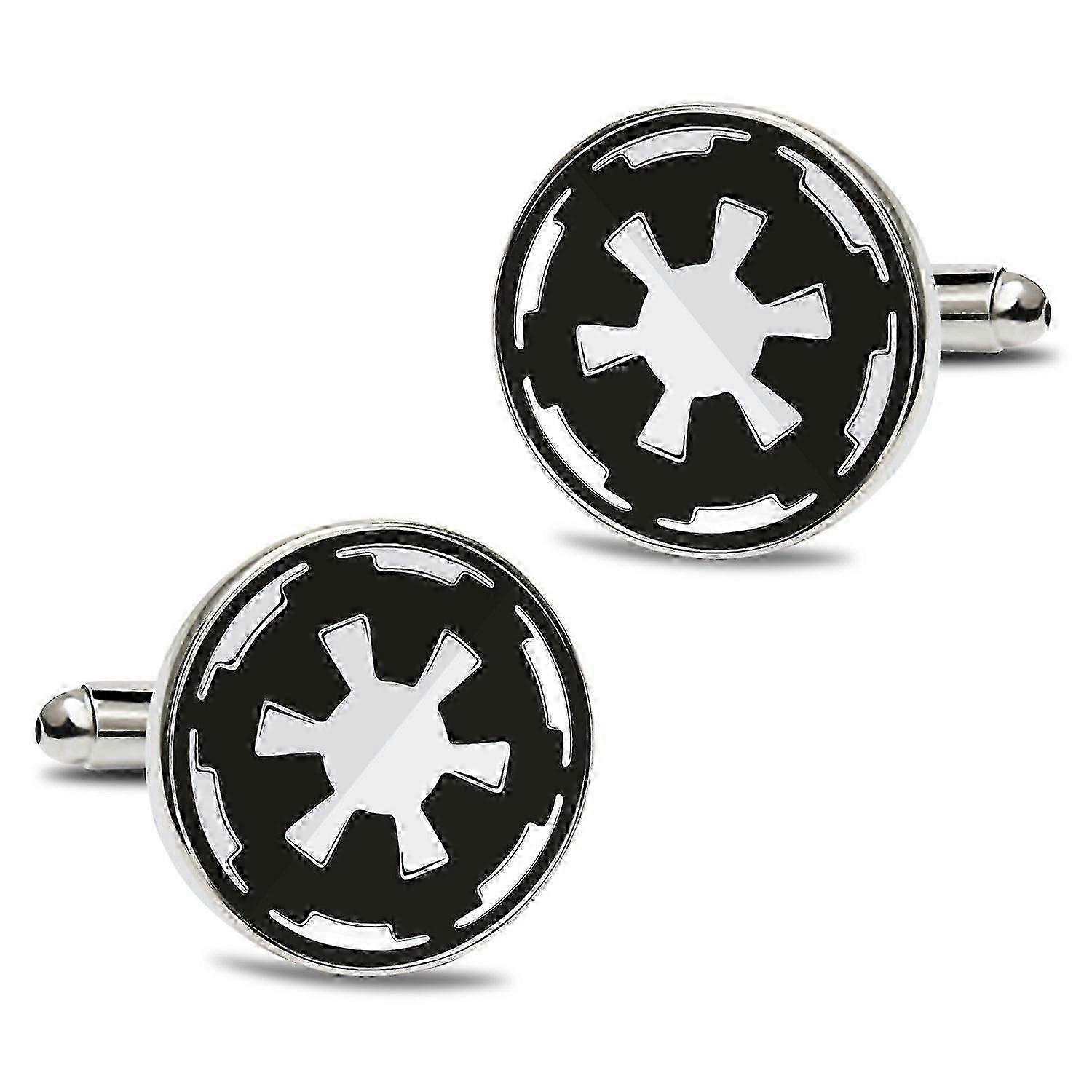 Herren Edelstahl Initial Manschettenknöpfe - Star Wars Schmuck für formelle Kleidung & Mode Accessories_CP