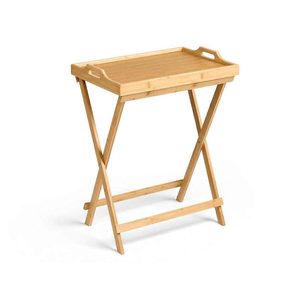 Folding Side Table Kinvara Natural 50 x 36 x 64,5 cm