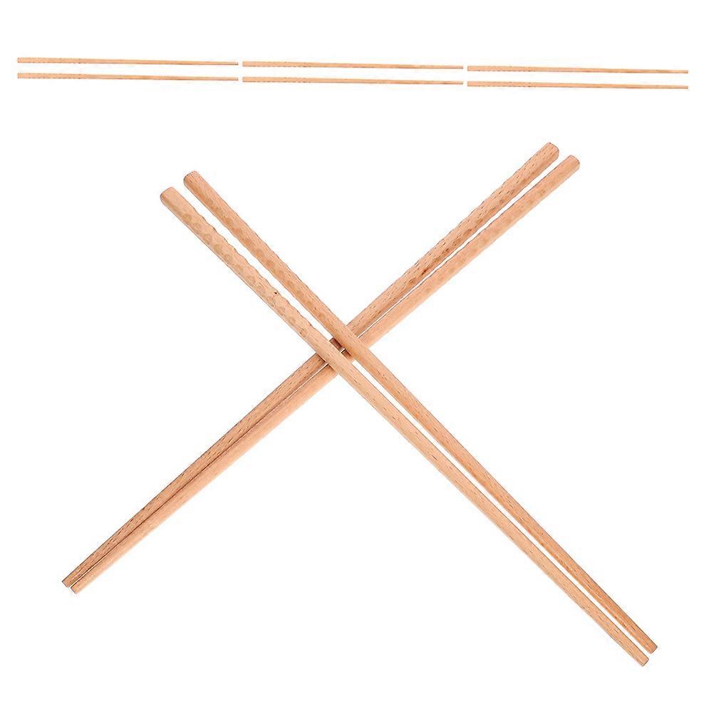 Reusable Long Wooden Chopsticks For Dining Experience In Hotel And Family Meals Light Yellow Color 20 Pairs