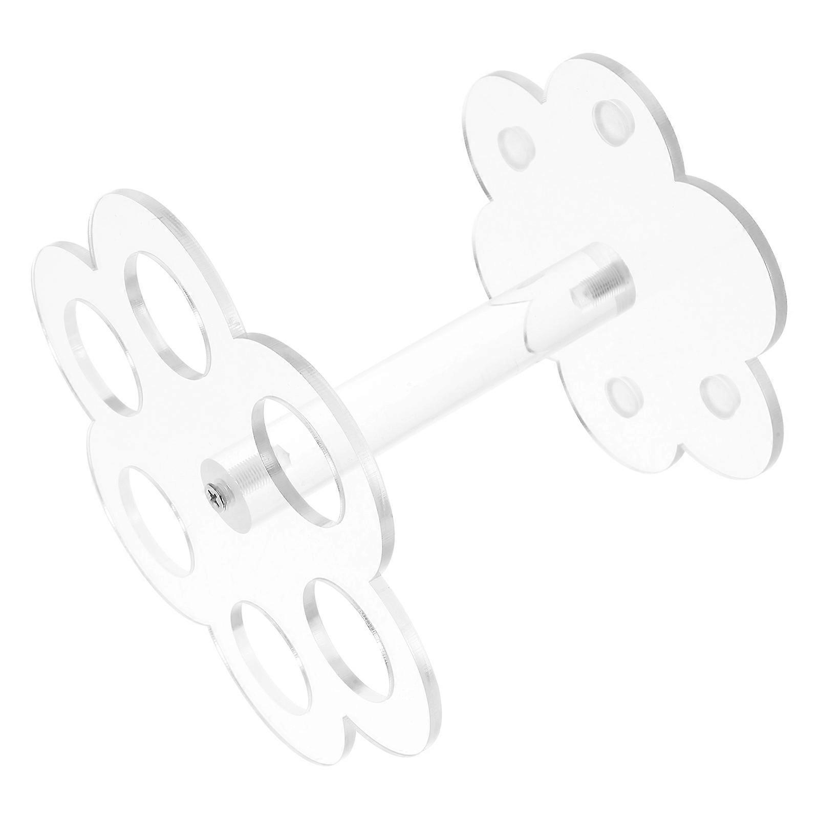 Ice Cream Cone Display Acrylic Holder Stand for 3Pcs Clear Stable Support