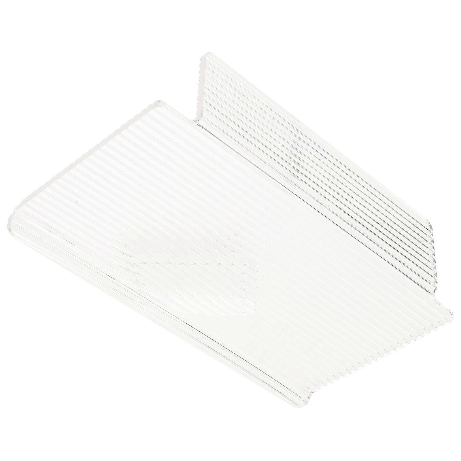 Acrylic Floating Wall Shelf for Storage 5Pcs Transparent Wall Mounted Shelving