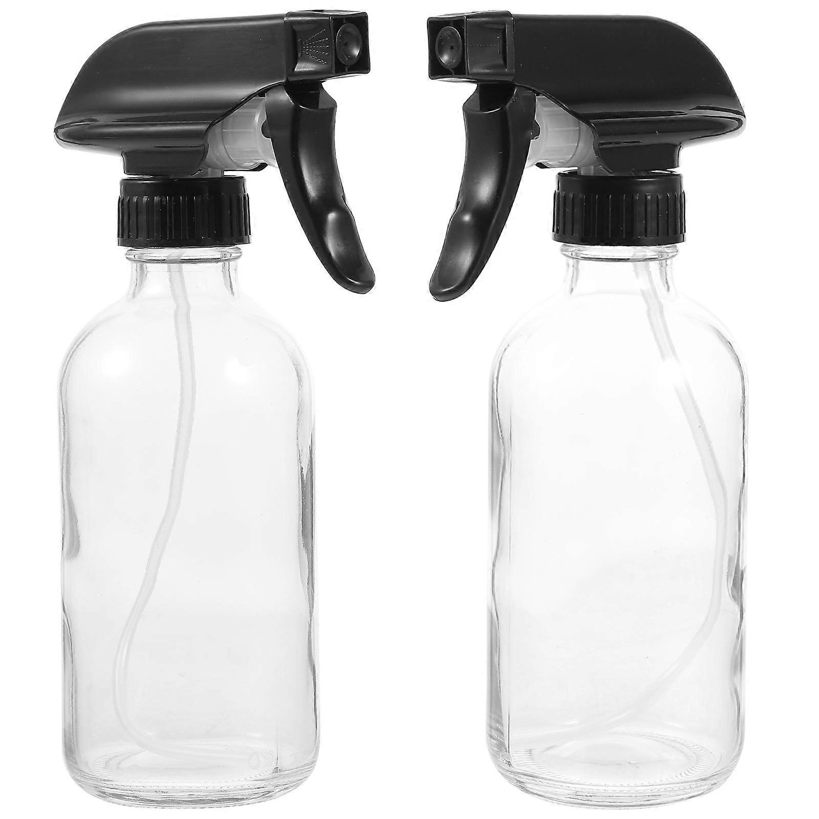 Hand Press Bottle Glass for Daily Use 6Pcs Transparent Spray Bottles
