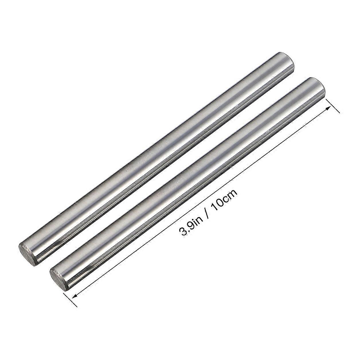 Linear Guidance Slide Rail For 3D Printer Accessories 10X0.5CM Silver High Precision 2Pcs