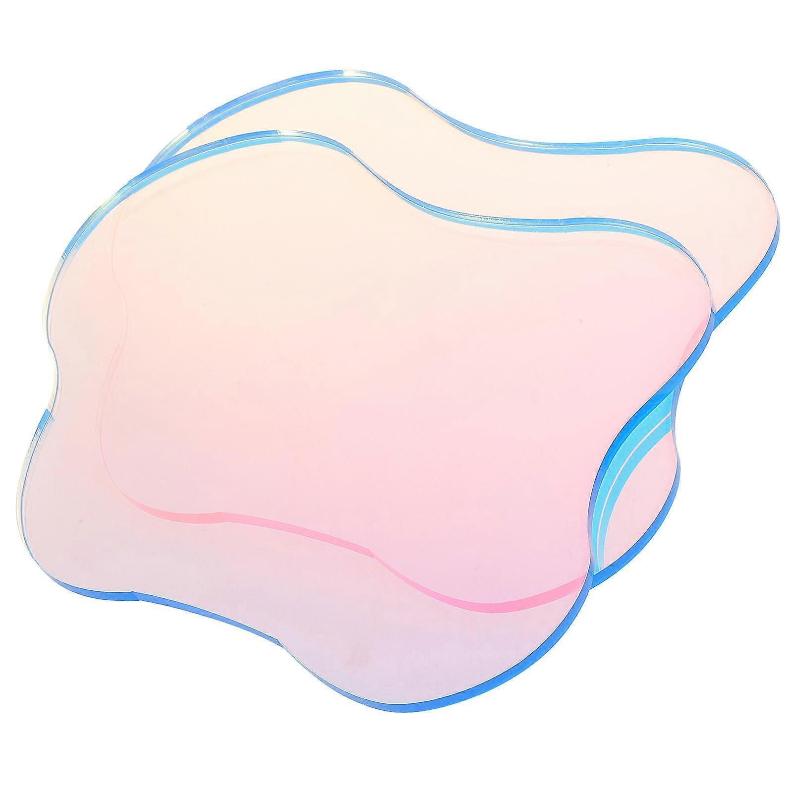 Multi Irregular Acrylic Coaster for Decorative Plate with 10Pcs Set