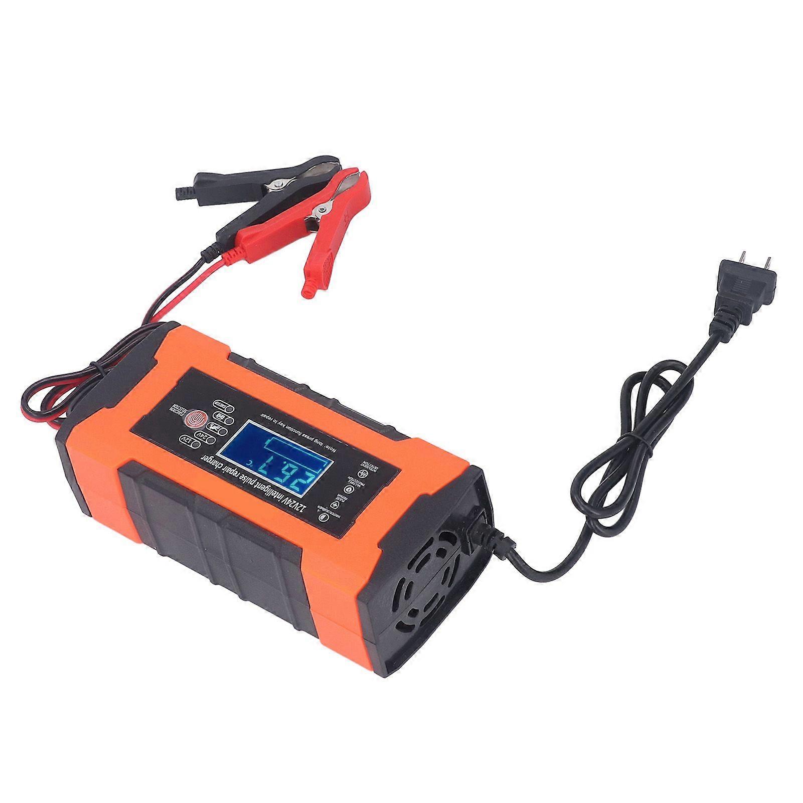 Høy kvalitet 12V/10A 24V/5A Fullt intelligent pulsbatterireparatørlader for motorsykkel