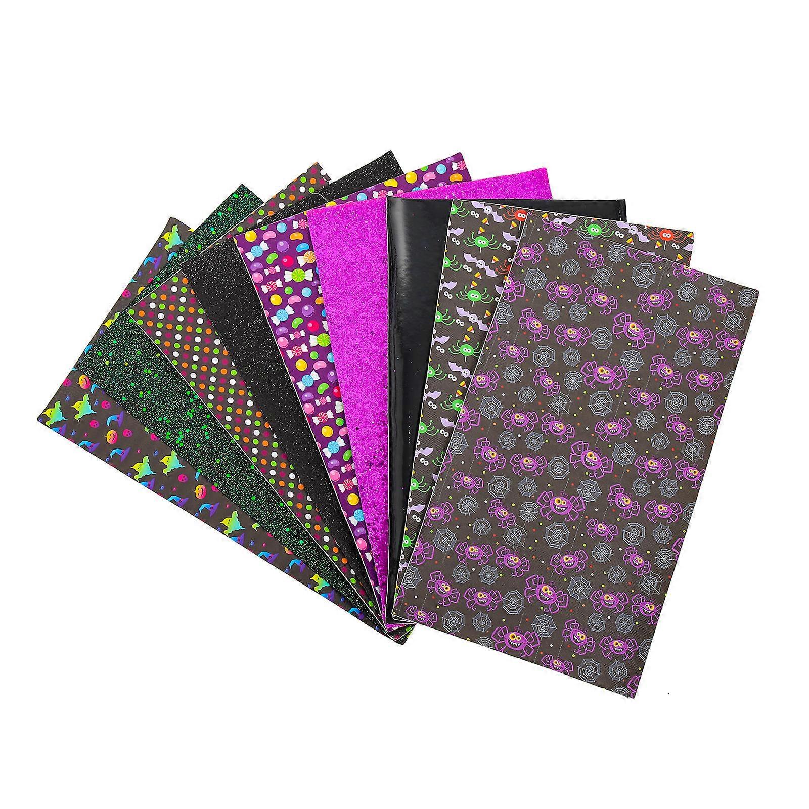 Faux Sheets Halloween Themed for Craft Making 18 Sheets Set