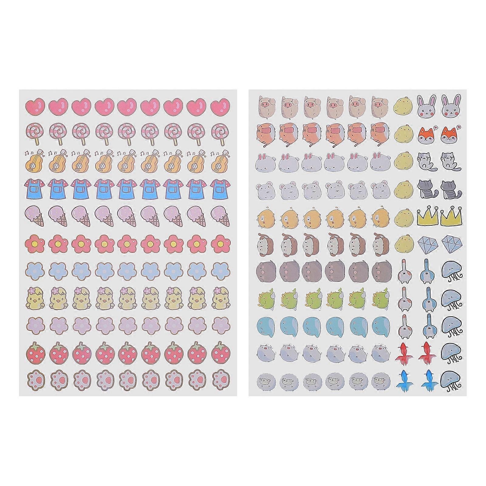 Heat Shrink Plastic Sheet Kit for Children Crafting Assorted Color Handmade Accessories 2Pcs