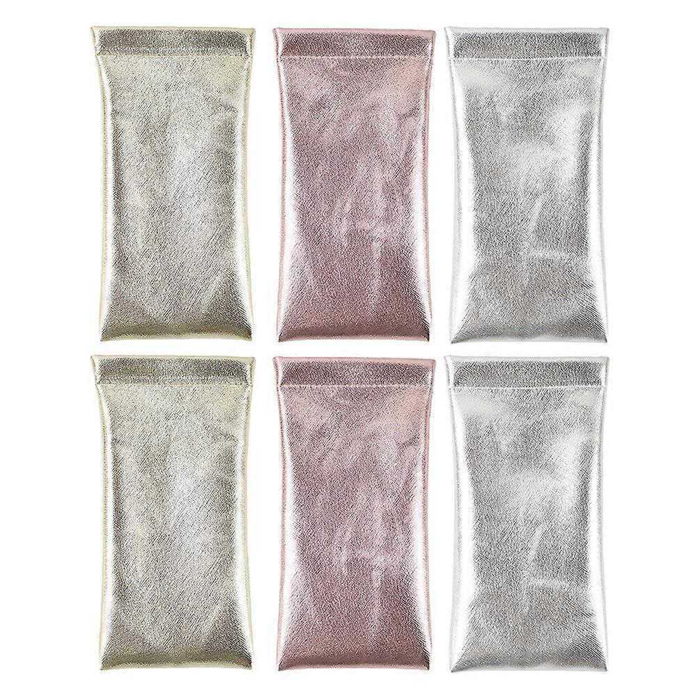 Glasses Organizer PU Pouch for Sunglasses Storage 12Pcs