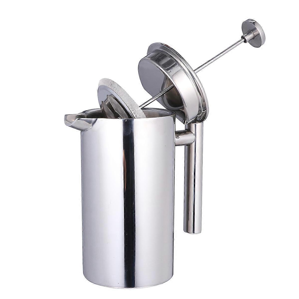 Heat Preservation Coffee Maker Stainless Steel Double Layer 2Pcs