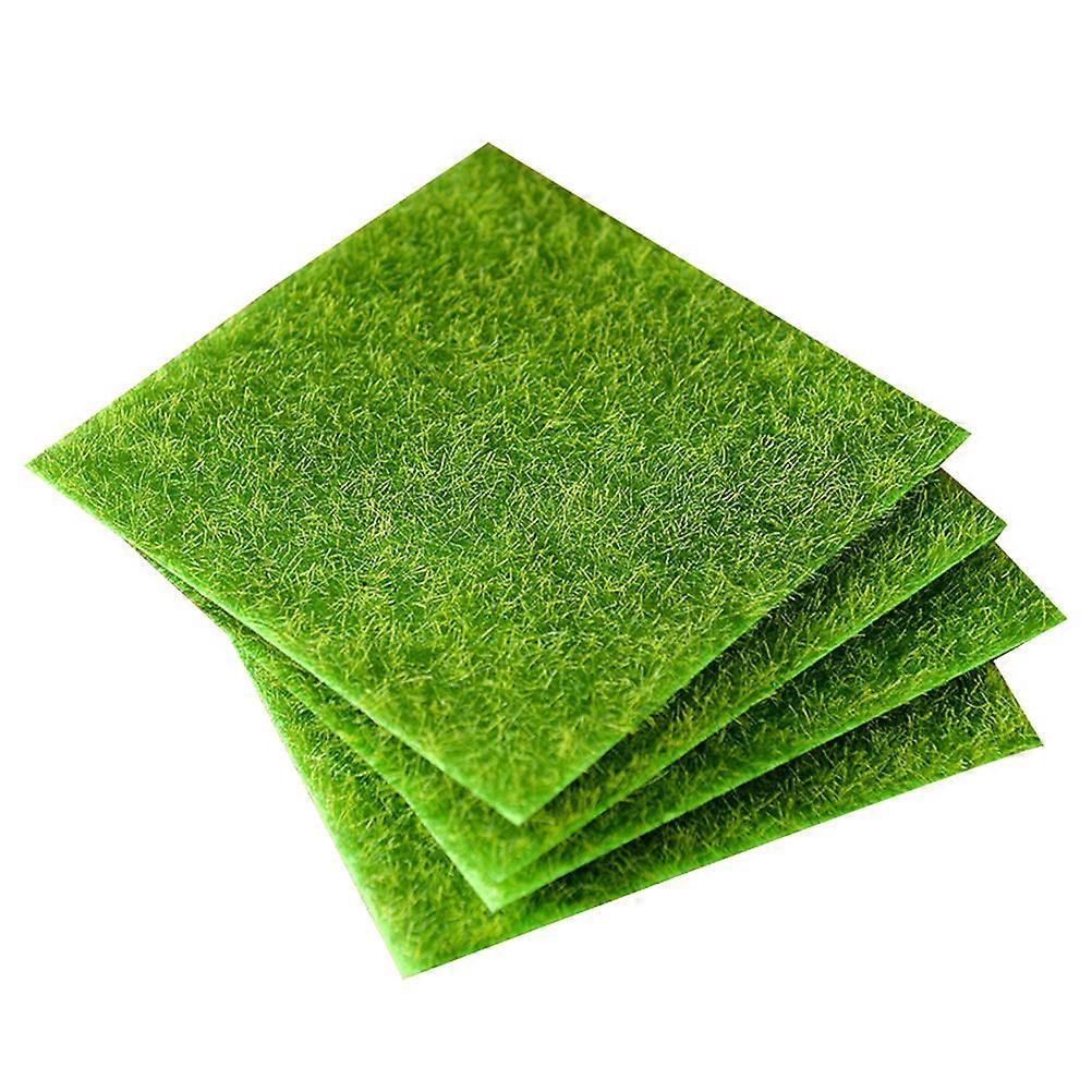 Artificial Grass 12Pcs Green Durability Miniature Ornament