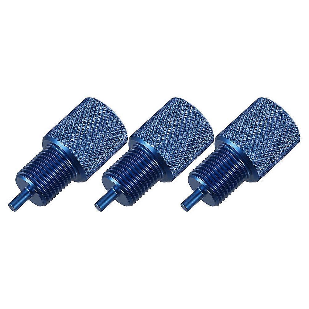 Automotive Brake Proportioning Valve Bleeder Tool 3Pcs Blue Designed For Vehicle Maintenance Efficient Maintenance Solutions