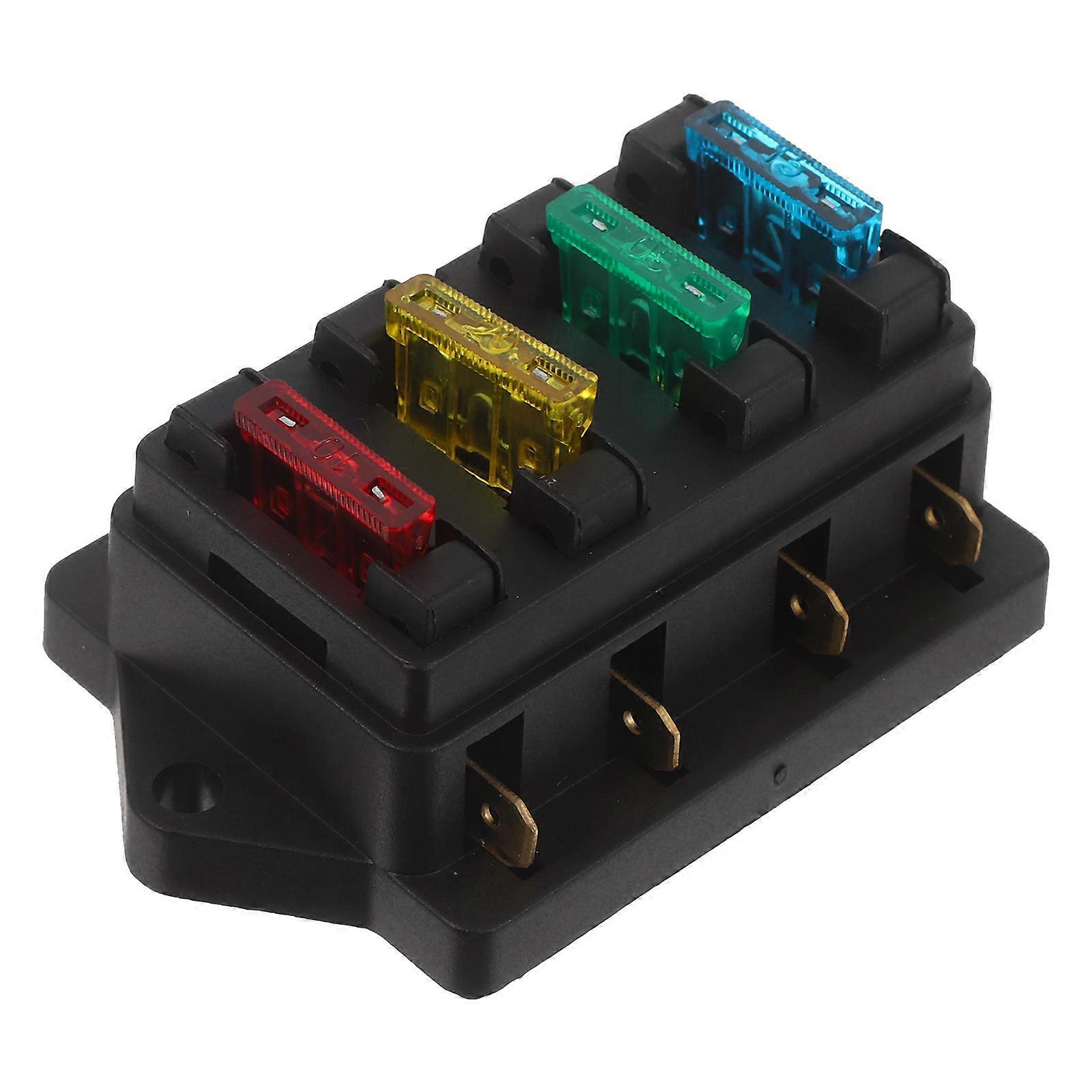 Car Fuse Holder Fuse Box Block for Automotive 2Pcs