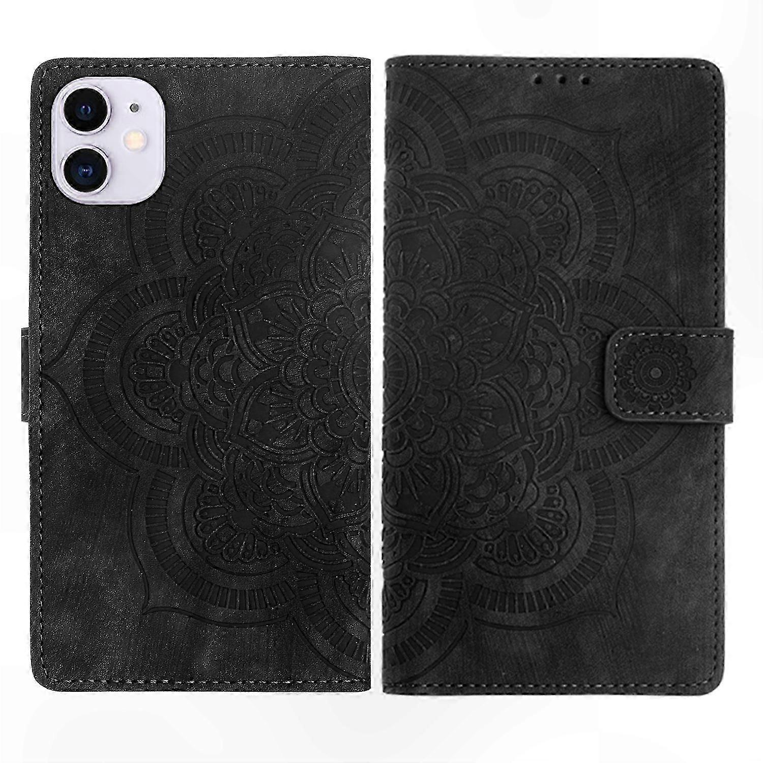 Mandala Pattern Leather Wallet Case with Stand Function for 11 HDM Series Phone Cover