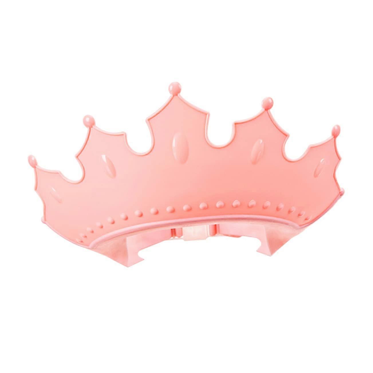 Adjustable Shower Hat Crown Shape Design For Eye And Ear Protection Soft Bathing Cap Easy Drainage Secure Fit For Boys
