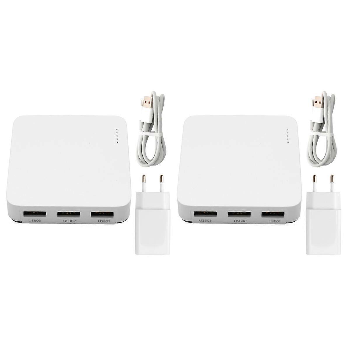 2X Wired Print Server Connects 3 USB Printers At the Same Time Sharer Standard 100M Network for WIFI