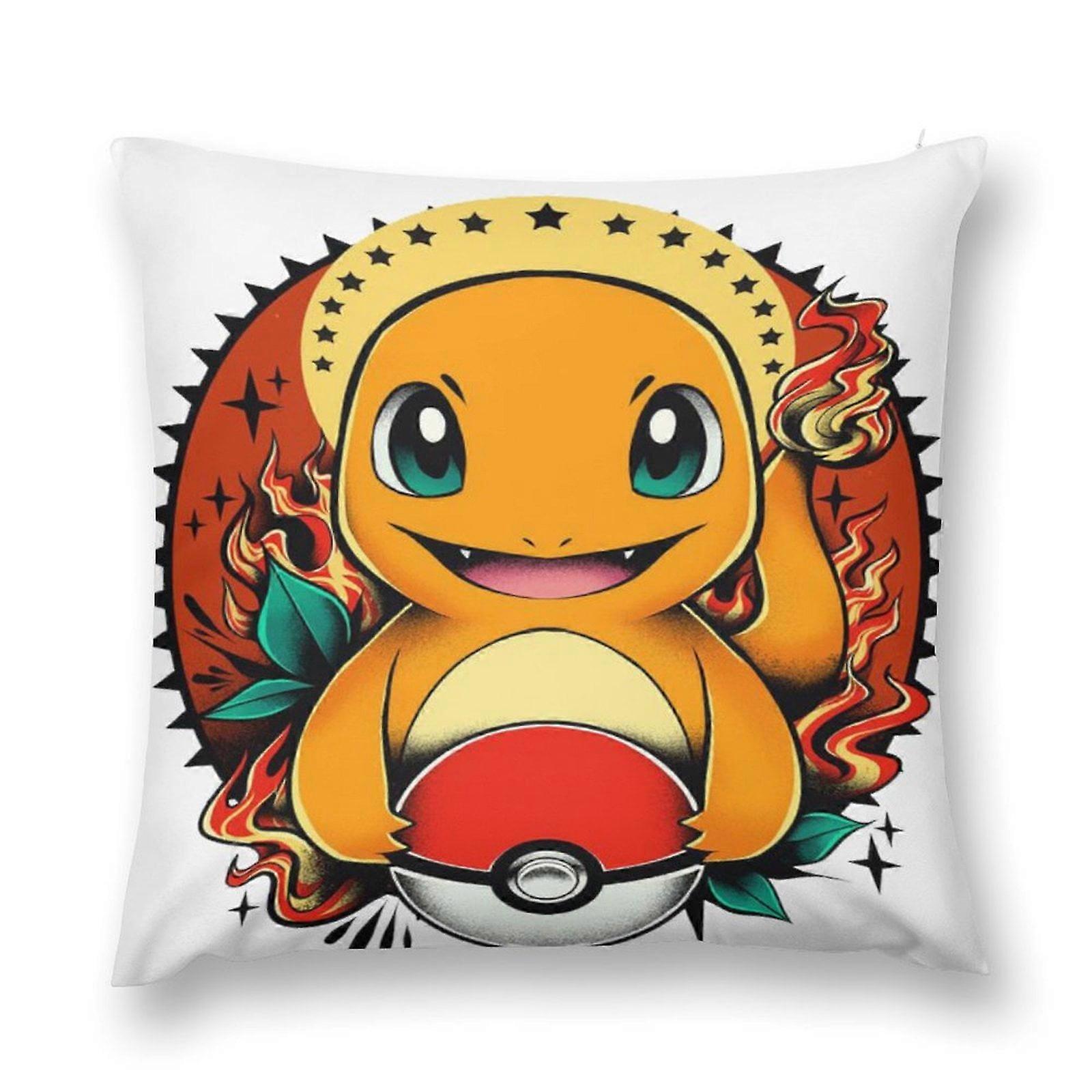 Charmander Plush Pillow Case Throw Multisize Ultra-comfortable Pillowcase Cushion Anti-fouling Protective Cases