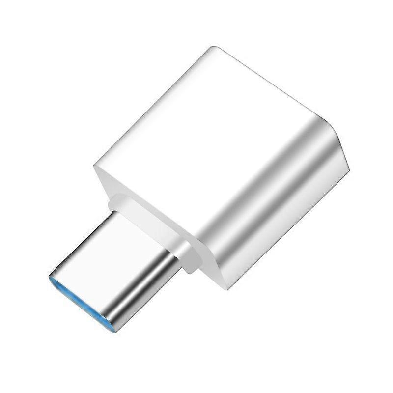 USB 2.0 OTG Adapter for Mobile Phone USB Flash Drive - USB 2.0 to Type C Adapter - Android Converter Type-C Interface White