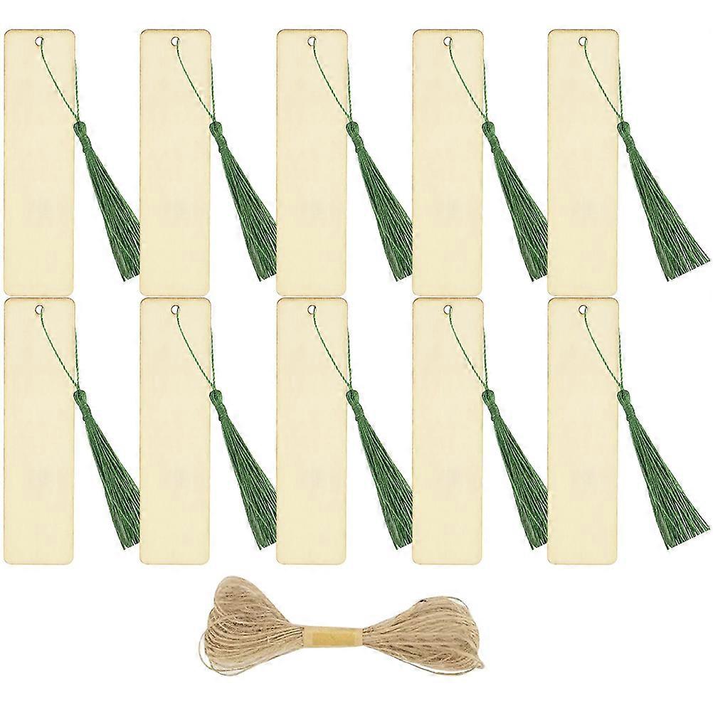 DIY Wooden Craft Bookmarks 4 Sets Ideal For Book Lovers Students And Readers Rectangular Shape Unique Gift Giving 120-Pcs