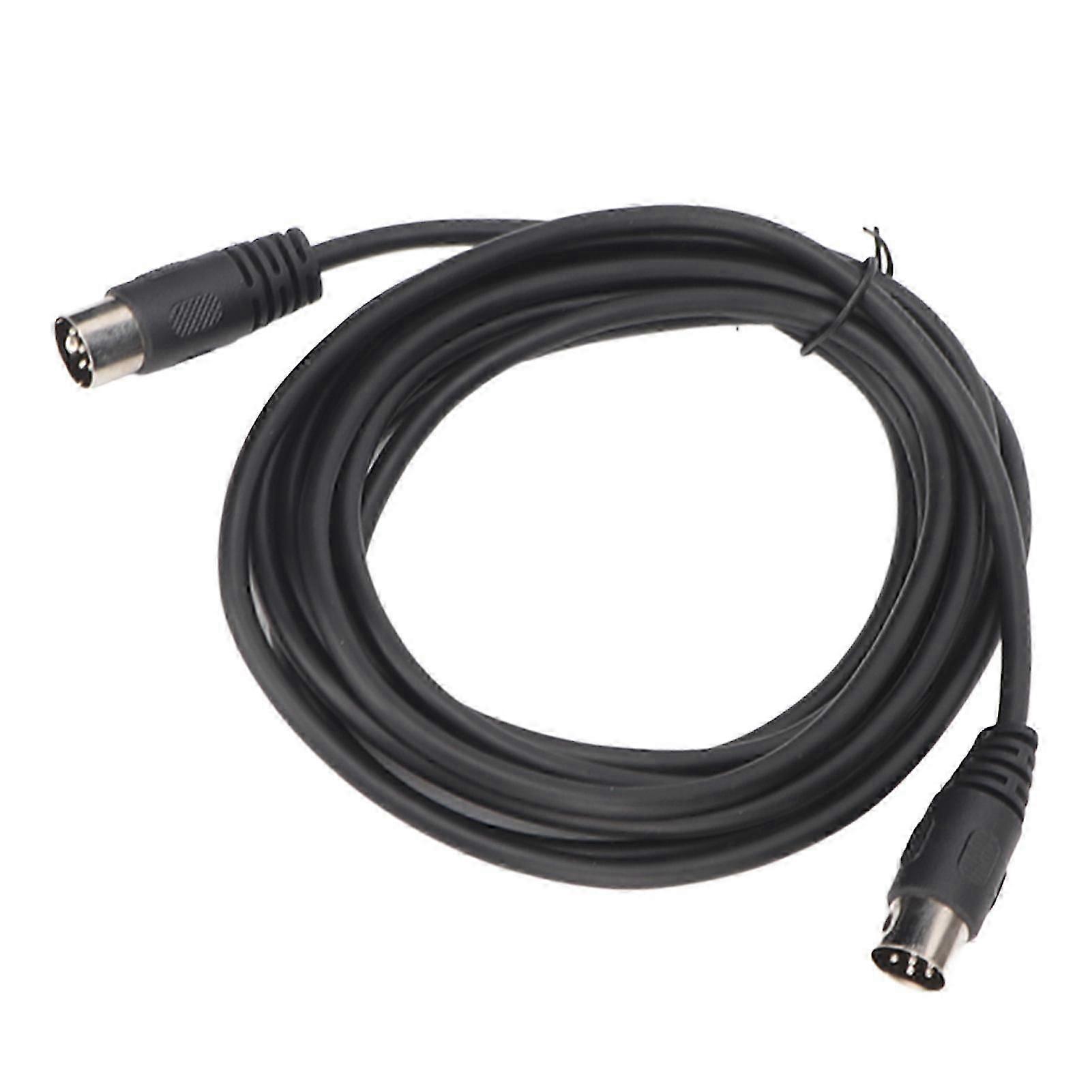 6 Pin DIN Cable Male to Male Plug and Play Sound Signal Connection DIN Extension Cord for Digital Device 3 Meters / 9.8ft_c*