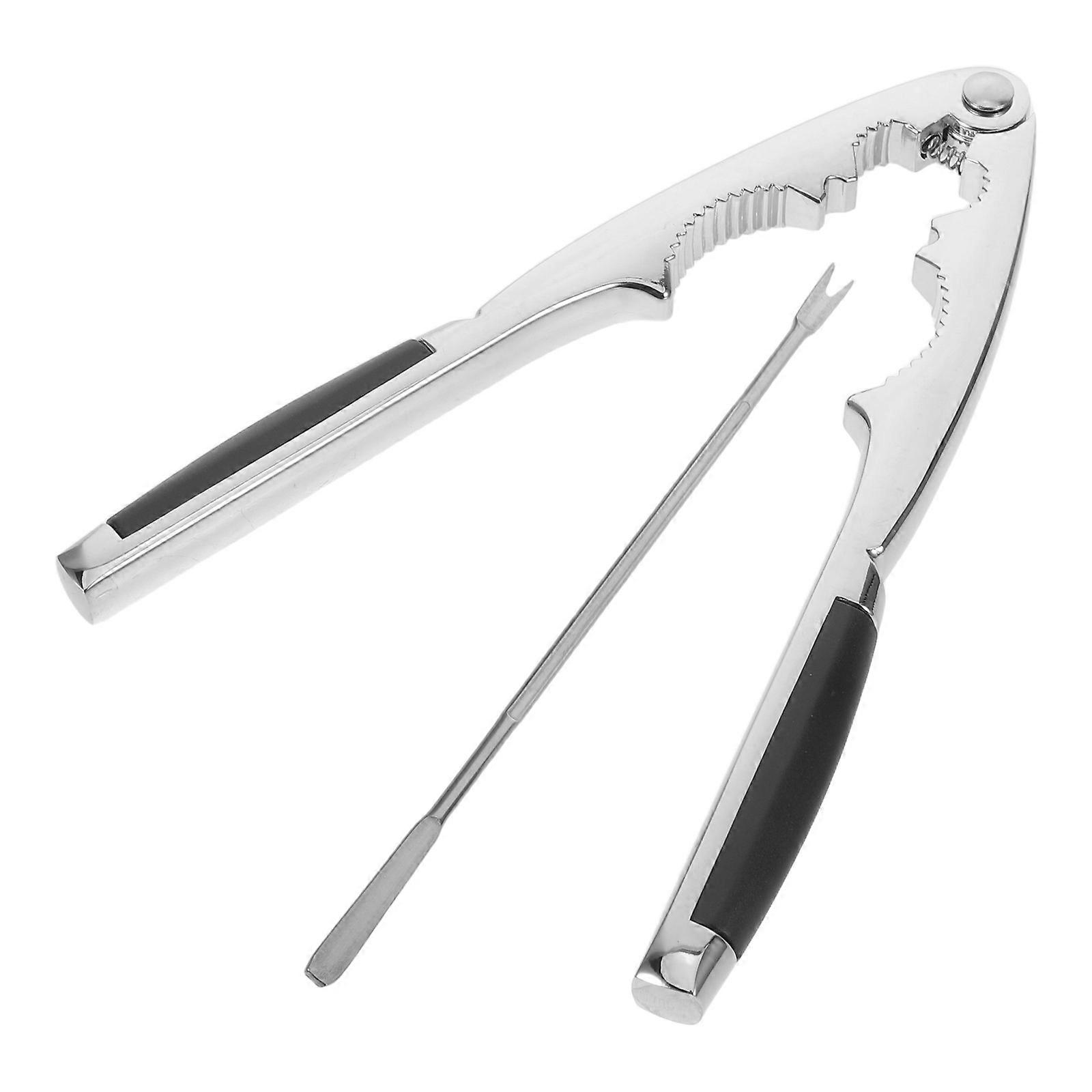 Nut Cracker Stainless Steel Manual Nut Opener Tool for Outdoor 1Set