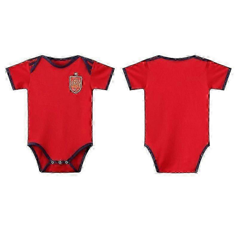 2022-2023 فريدة من نوعها طفل طفل كرة القدم جيرسي بذلة قصيرة الأكمام 6-18 شهرا