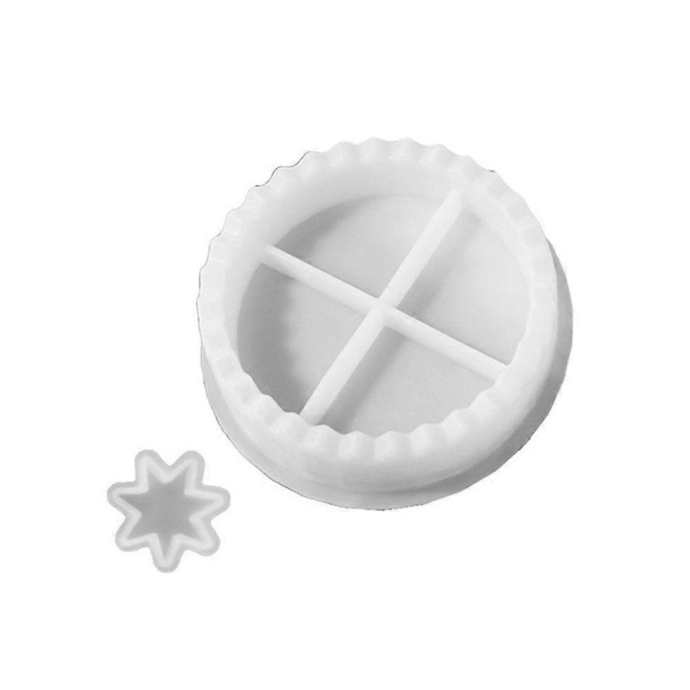 Countdown Number Tray Resin Silicone Mold Diy Calendar Circular Storage Tray