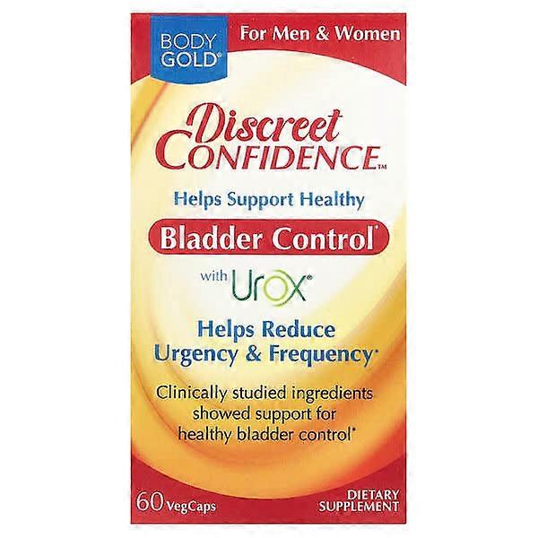 BodyGold, Discreet ConfidenceÃÂÃÂÃÂÃÂ¢ÃÂÃÂÃÂÃÂÃÂÃÂÃÂÃÂ¢, For Men & Women, 60 VegCaps