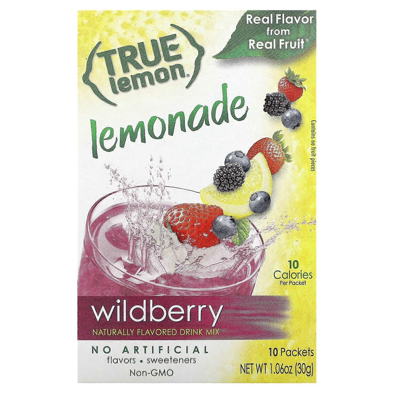 True Lemon,  Lemonade, Wildberry, 10 Packets, 0.11 oz (3 g) Each