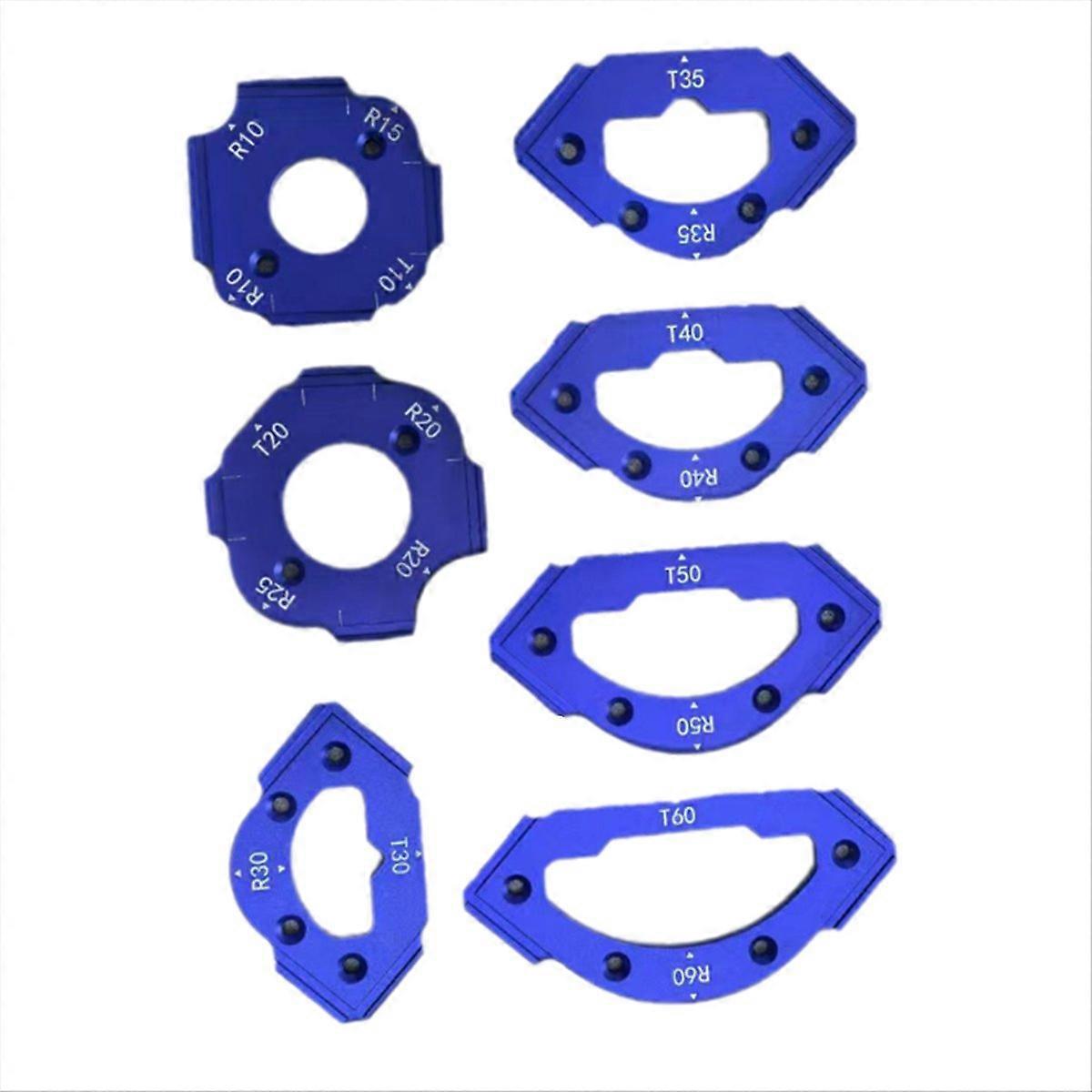 Inner/Outer Corner RT Gauge Electric Router Cutting Fillet Template