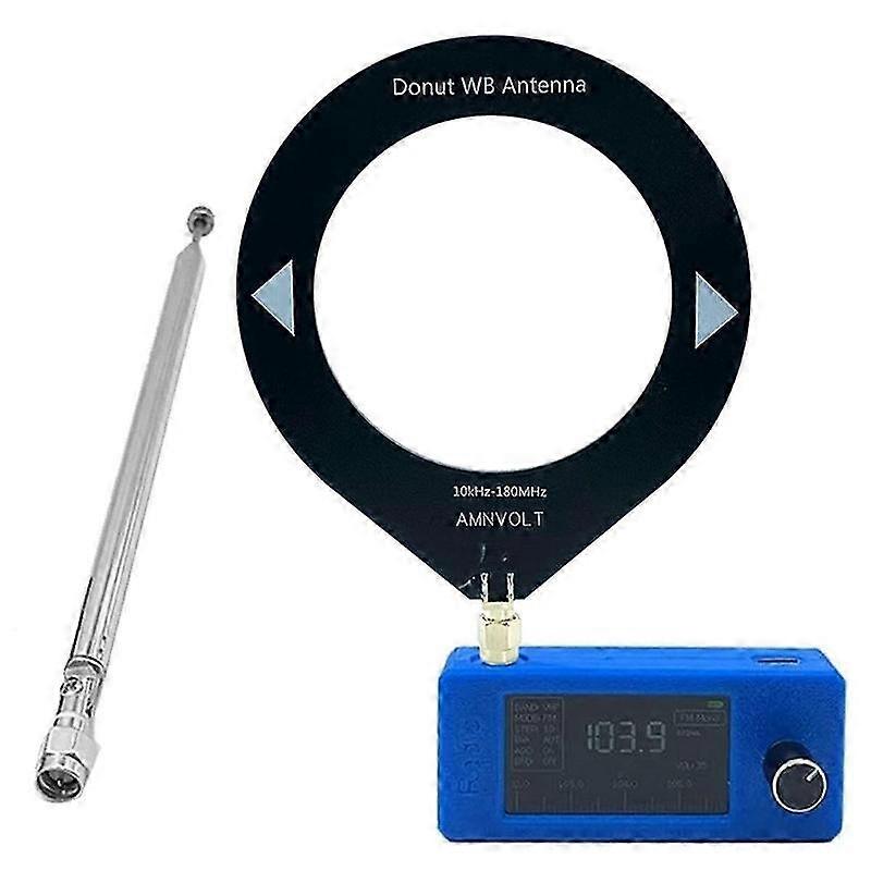 SI4732 Mini Radio Receiver 9.9KHz-181MHz+2XAntenna Portable Shortwave Radio Receiver SW LW AM FM SSB