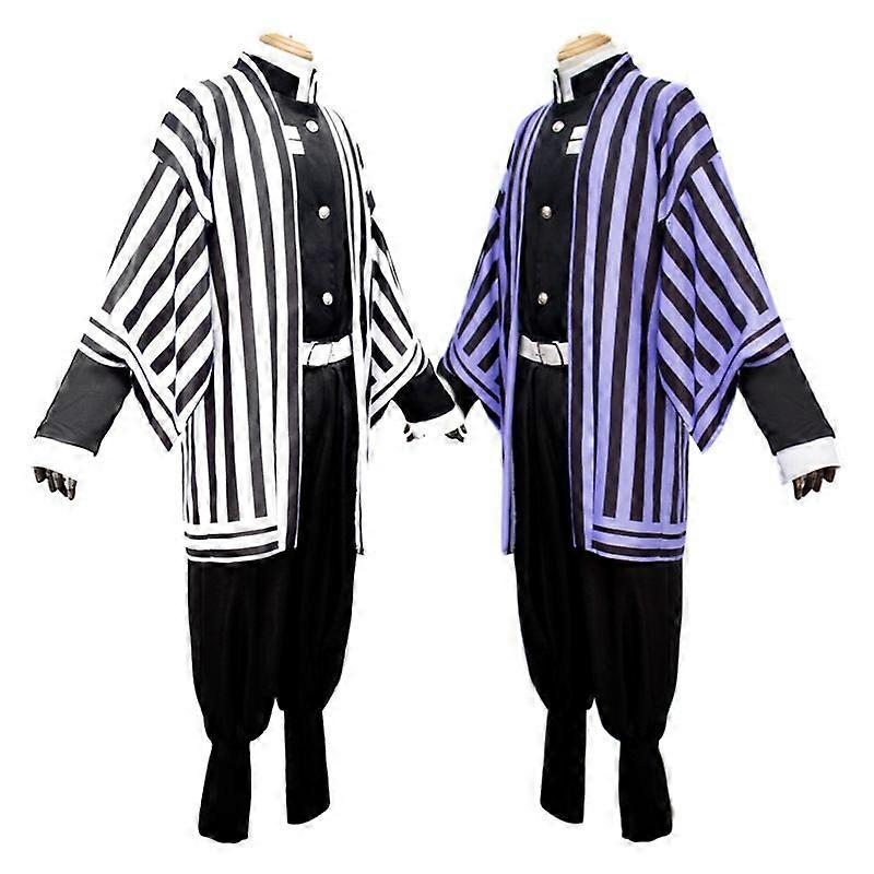 Obanai Iguro Cosplay Costume Hashira Snake Uniform Soft Fabric Comfortable Breathable