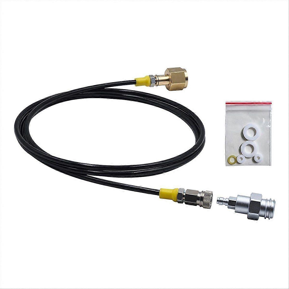 Soda Water Maker Machine Carbon Dioxide Fill Station Adapter TR21-4 for External CO2 Tank with 98 I