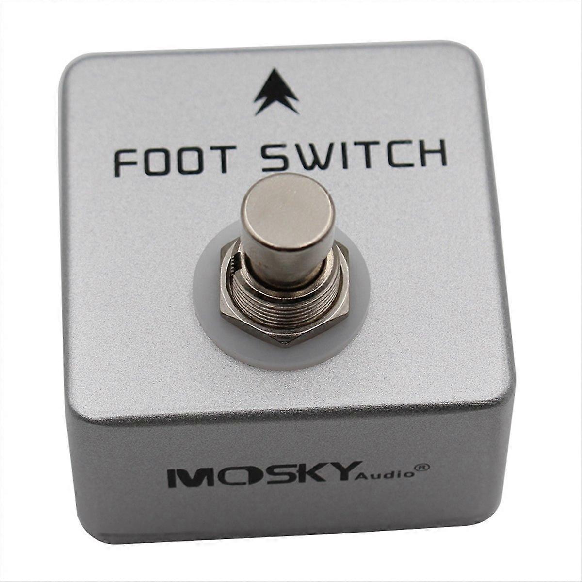 MOSKY Interruptor de pie Pedal de efecto bloqueable Interruptor de tempo de toque