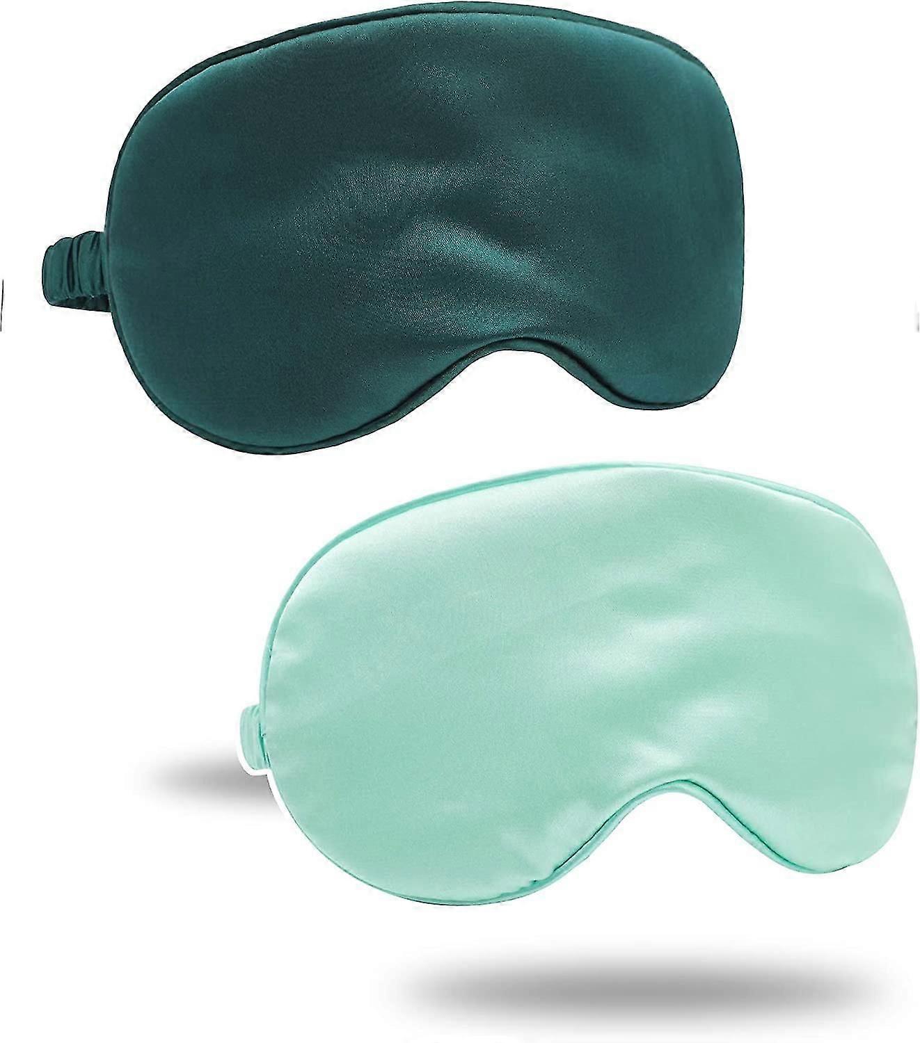 Silk Satin Sleep Mask With Elastic Strap Travel Eye Sleeping Blindfold For Women Men