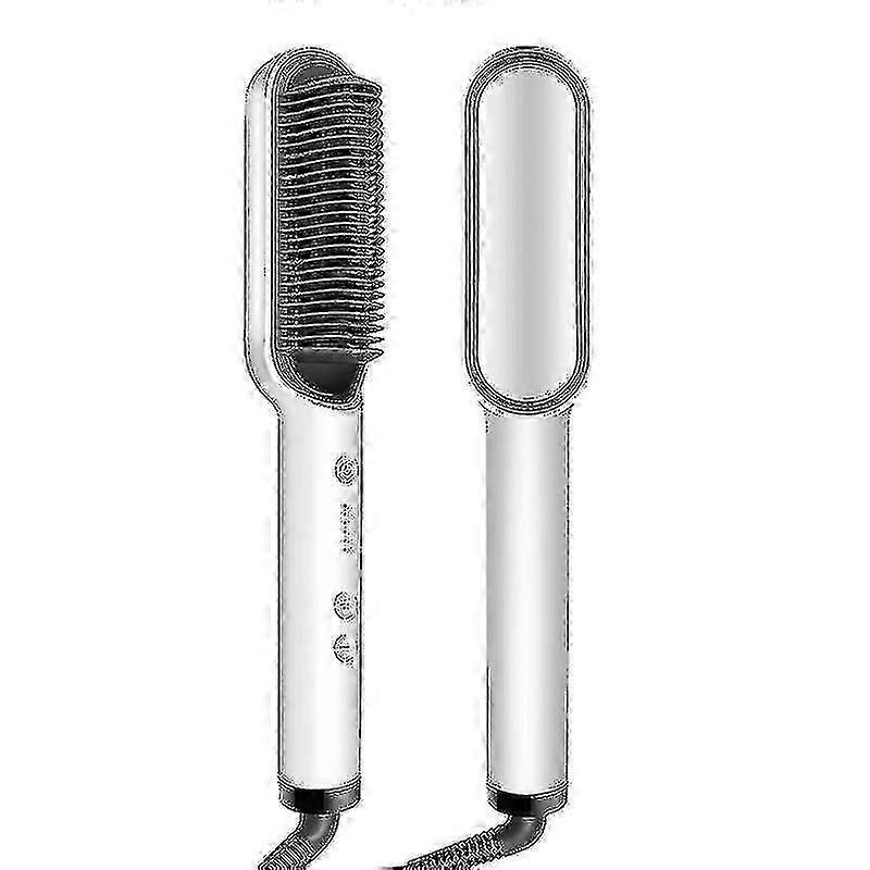 Elektrisk hårbørste 2 i 1 (rettetang og krøller)