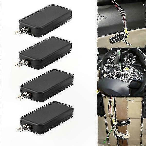 Car Airbag Simulator Tester 4pcs Black Resistor Bypass Fault Finding Tool