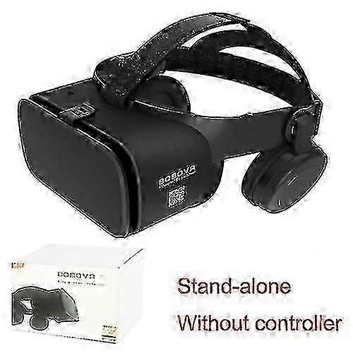 2023 Newest Bobo Vr Z6 Vr Glasses Wireless Bluetooth Earphone Vr Goggles Android Ios Remote Reality Vr 3d Cardboard Glasses