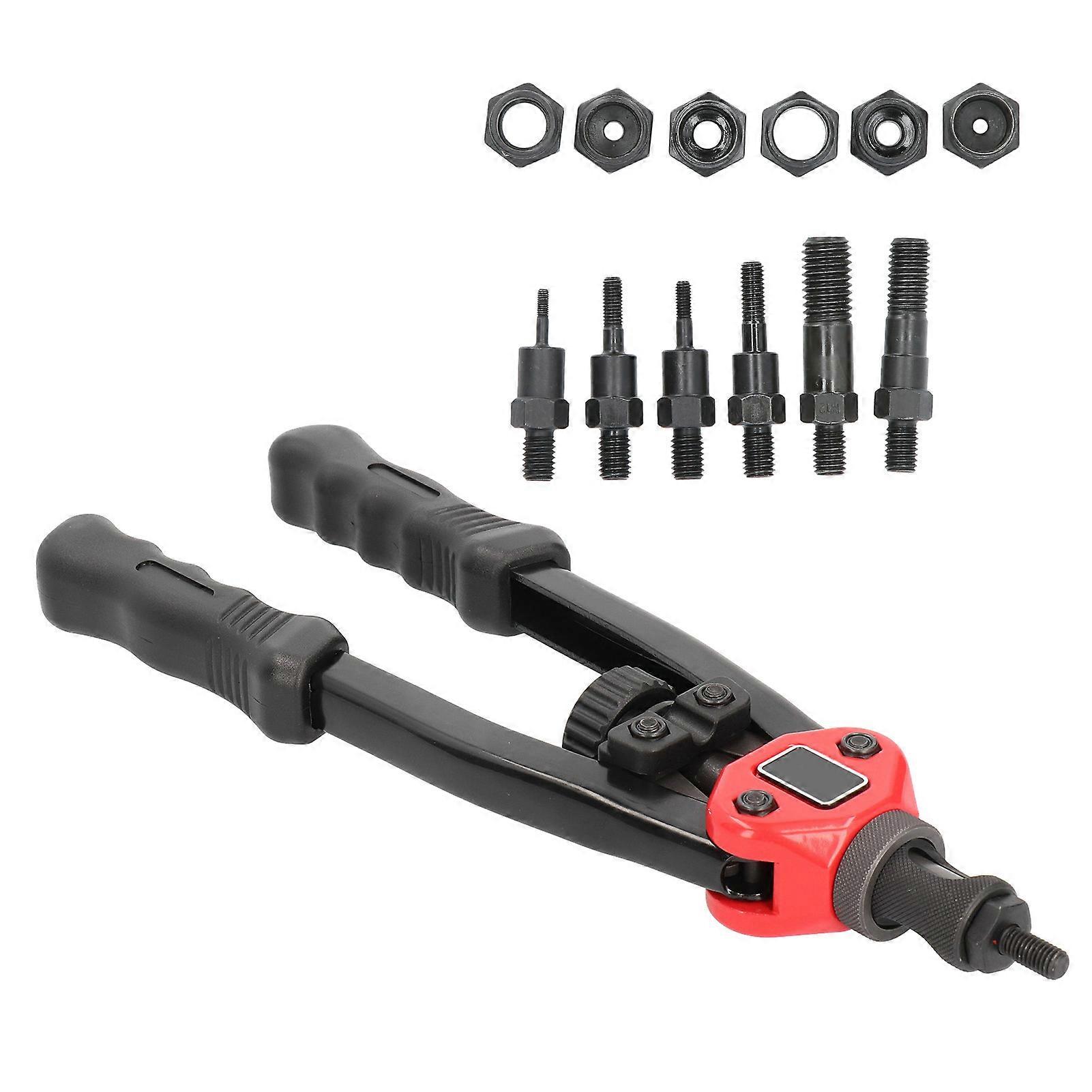 BT605 Hand Rivet Gun Heavy Duty Manual Riveter Set Iron Alloy Easy Automatic Rivet Tool
