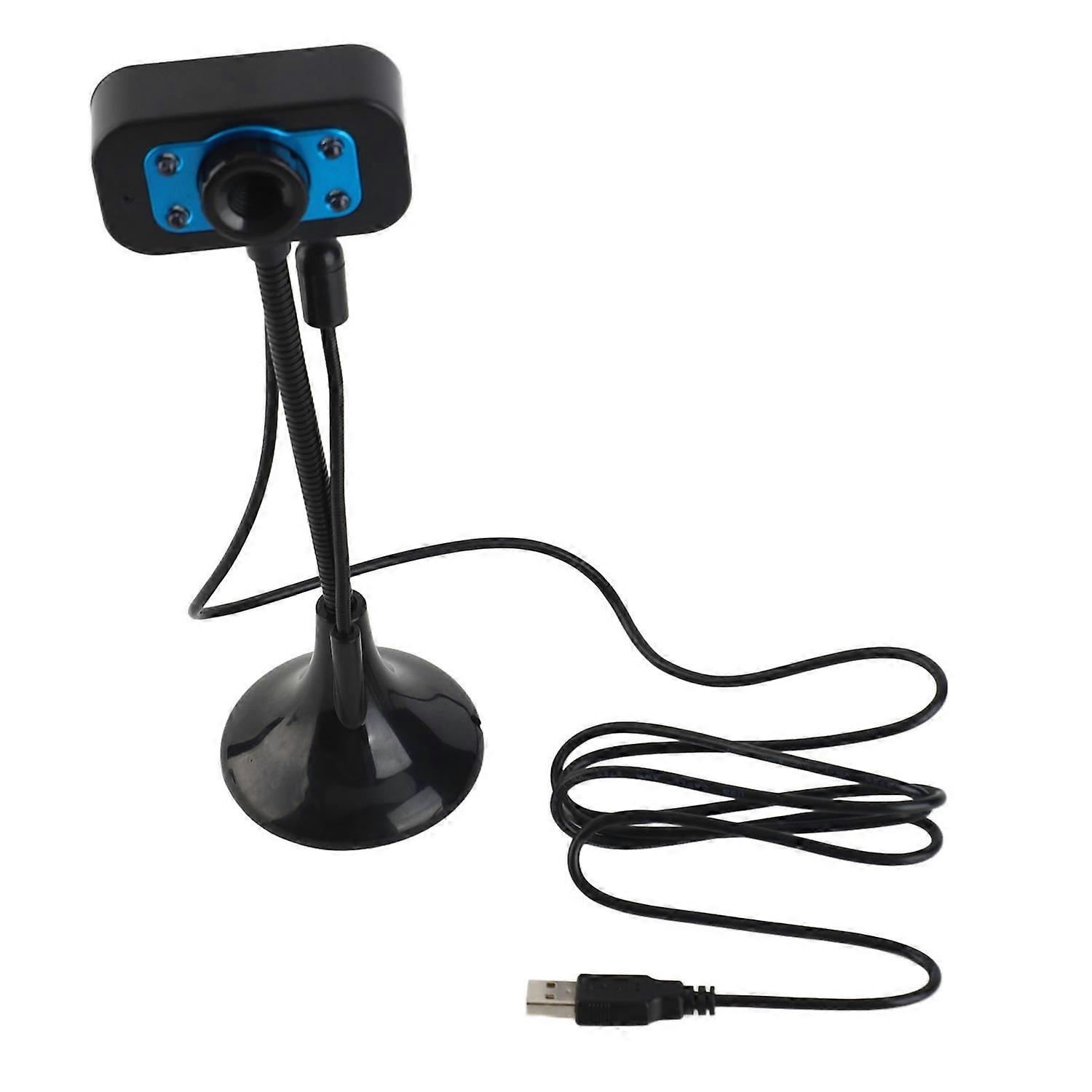 Web Camera High Definition Manual Focus USB Streaming Webcam with LED Fill Light Microphone