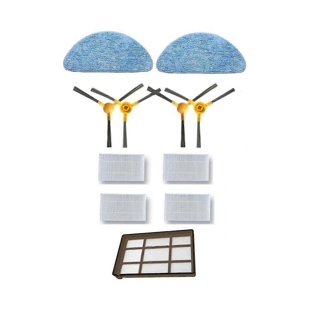 Robot Hepa Filter Roll Brush Mop Cloth For Abir X5,x6,x8 Robotic Vacuum Cleaner Spare Parts Accesso