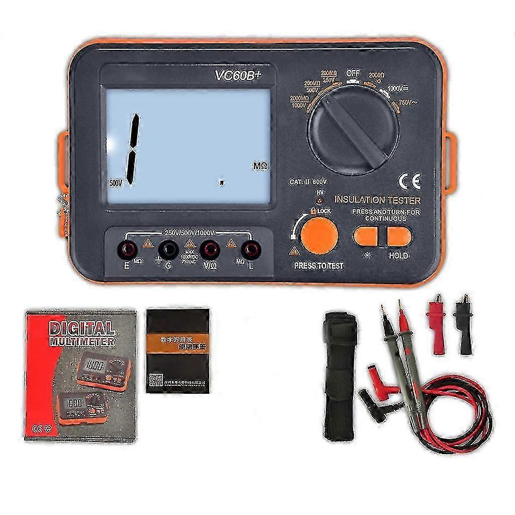 Megger Megohm μετρητής 250v 500v 1000v - ψηφιακός ελεγκτής αντίστασης μόνωσης